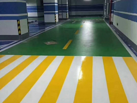 防滑耐磨停车场地坪