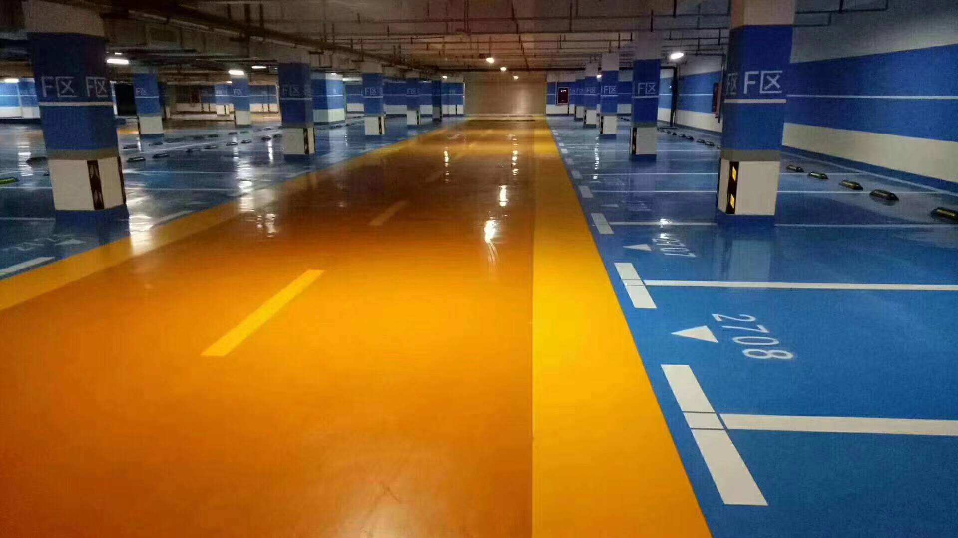 防滑耐磨停车场地坪